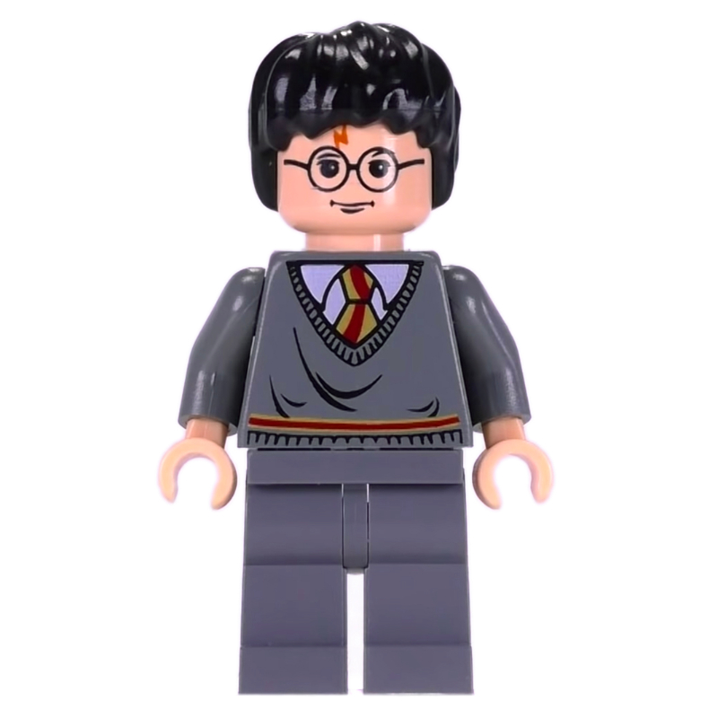 Harry Potter, chandail gryffondor, bras bas sur des lunettes (Harry Potter, Gryffindor Sweater, Low Arms on Glasses)