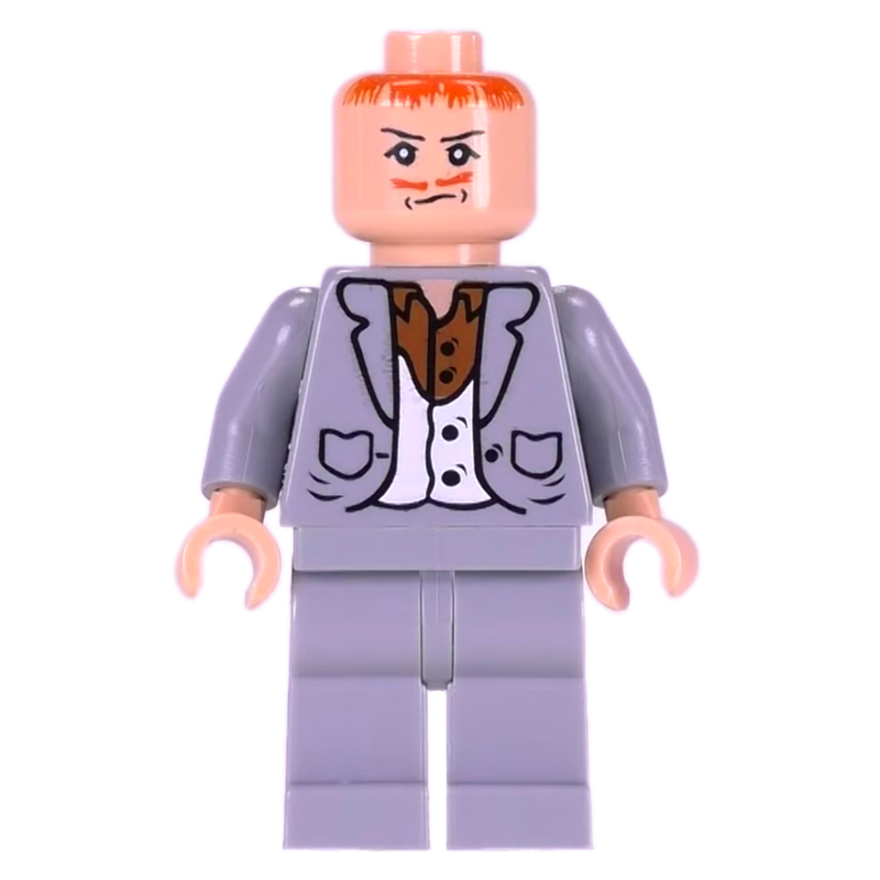 Peter pettigrew, tenue gris bleuté clair, cheveux imprimés (Peter Pettigrew, Light Bluish Gray Suit, Printed Hair)