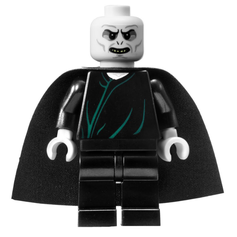 Voldemort, cape noire (3626b tête) (Voldemort, Black Cape (3626b Head))