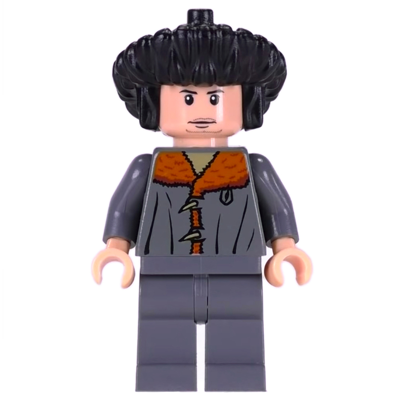 Viktor Krum, tenue gris bleuâtre foncé, chapeau (Viktor Krum, Dark Bluish Gray Outfit, Hat)