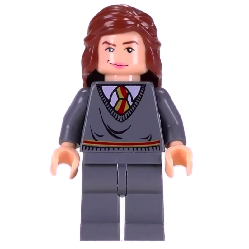 Hermione Granger, pull de Gryffondor, cheveux mi-longs avec tresse (Hermione Granger, Gryffindor Sweater, Mid-Length Hair with Braid)
