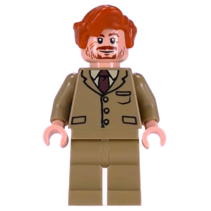 Remus Lupin, costume beige foncé, cheveux orange foncé (Remus Lupin, Dark Tan Suit, Dark Orange Hair)