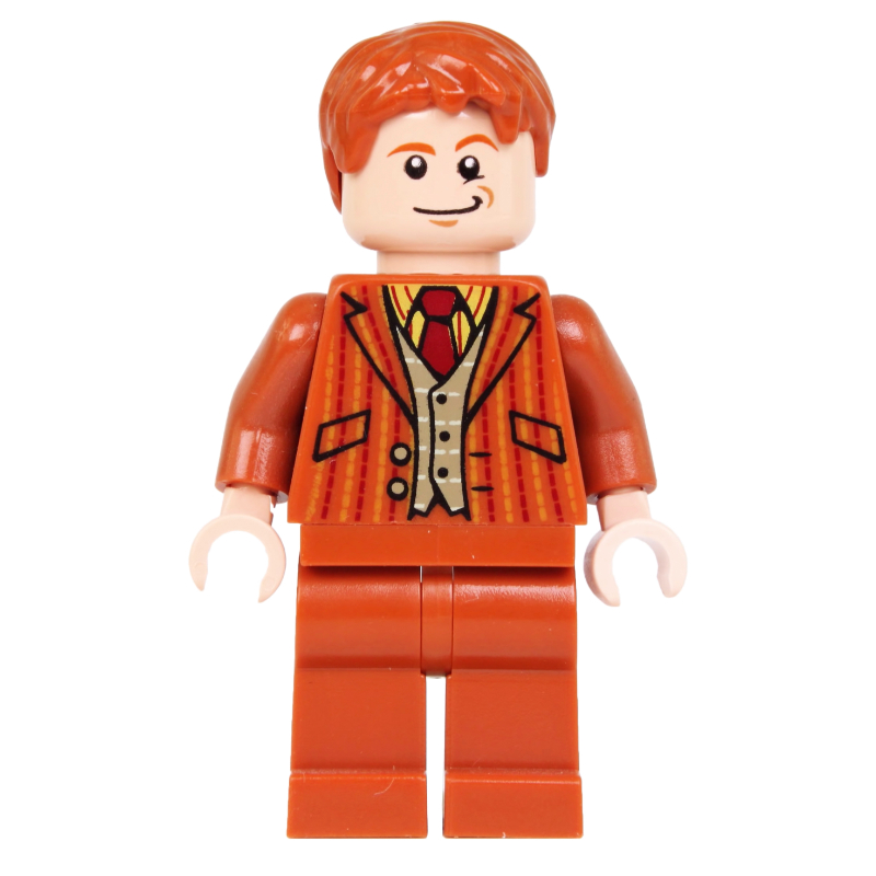 Fred / George Weasley en costume orange foncé (Fred / George Weasley in Dark Orange Suit)