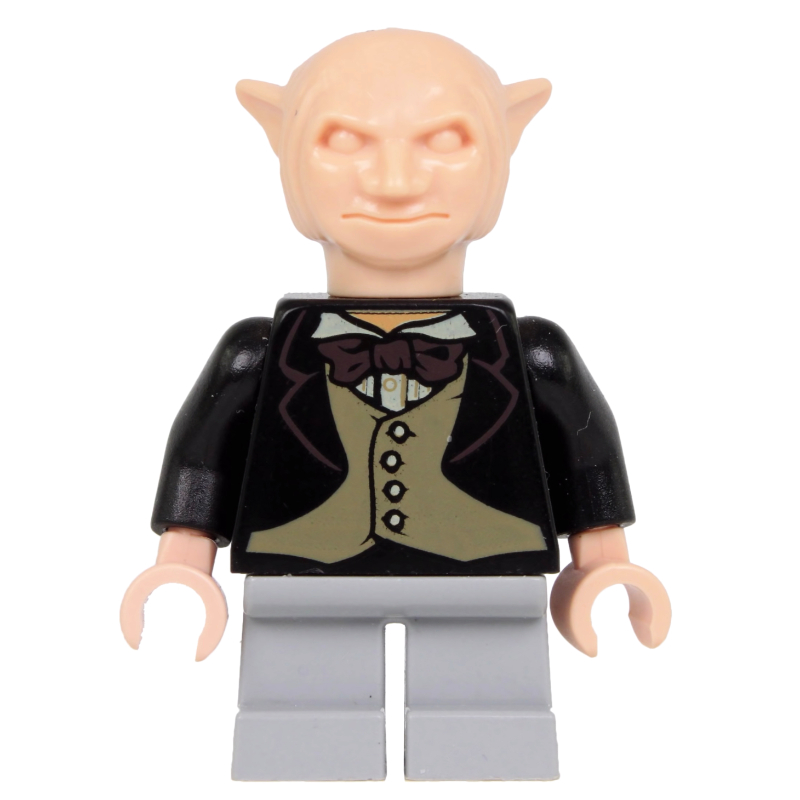 Gobelin, veste noire et jambes gris bleuté clair (Goblin, Black Jacket and Light Bluish Gray Legs)