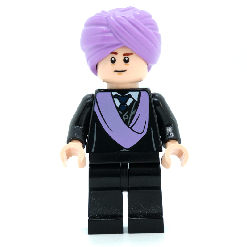 Professeur quirinus quirrell (Voldemort), turban lavande moyen, costume noir (Professor Quirinus Quirrell (Voldemort), Medium Lavender Turban, Black Suit)