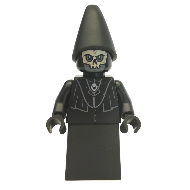 Mangemort, tête noire, grand chapeau pointu (Death Eater, Black Head, Tall Pointed Hat)
