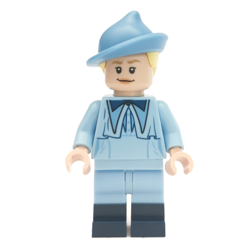 Fleur delacour, tenue bleu clair vif et chapeau (Fleur Delacour, Bright Light Blue Outfit and Hat)