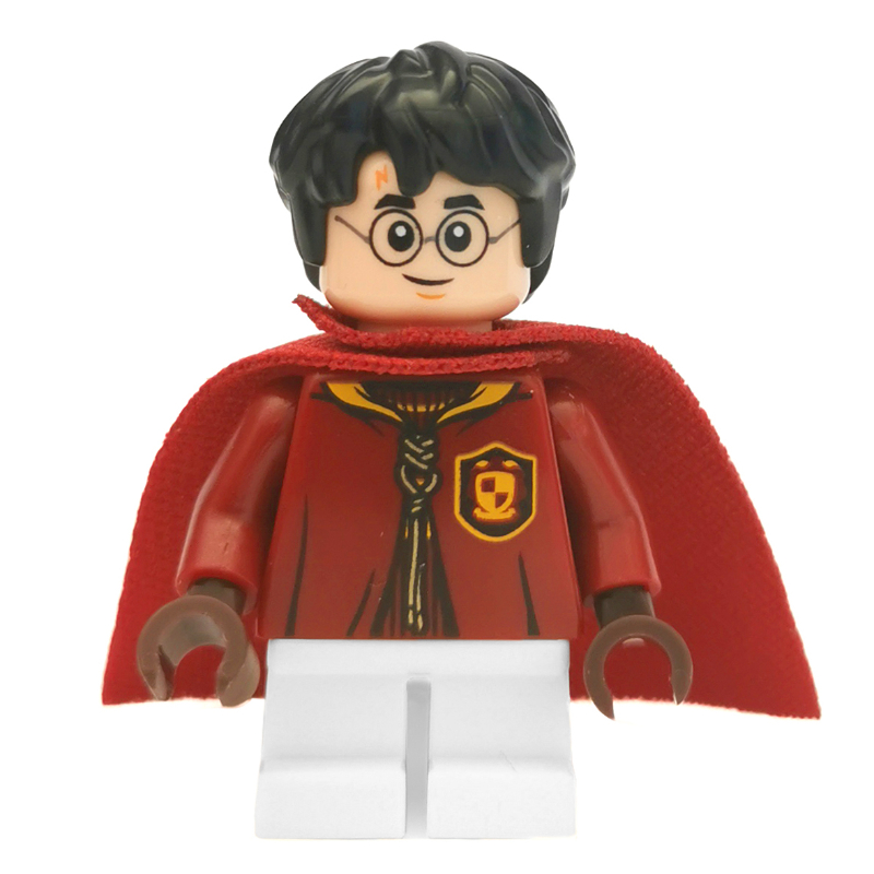 Harry Potter, uniforme de quidditch rouge foncé et blanc, jambes courtes (Harry Potter, Dark Red and White Quidditch Uniform, Short Legs)