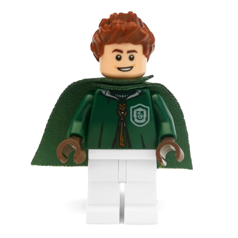 Bole lucien, uniforme de quidditch Serpentard vert foncé et blanc (Lucian Bole, Dark Green and White Slytherin Quidditch Uniform)