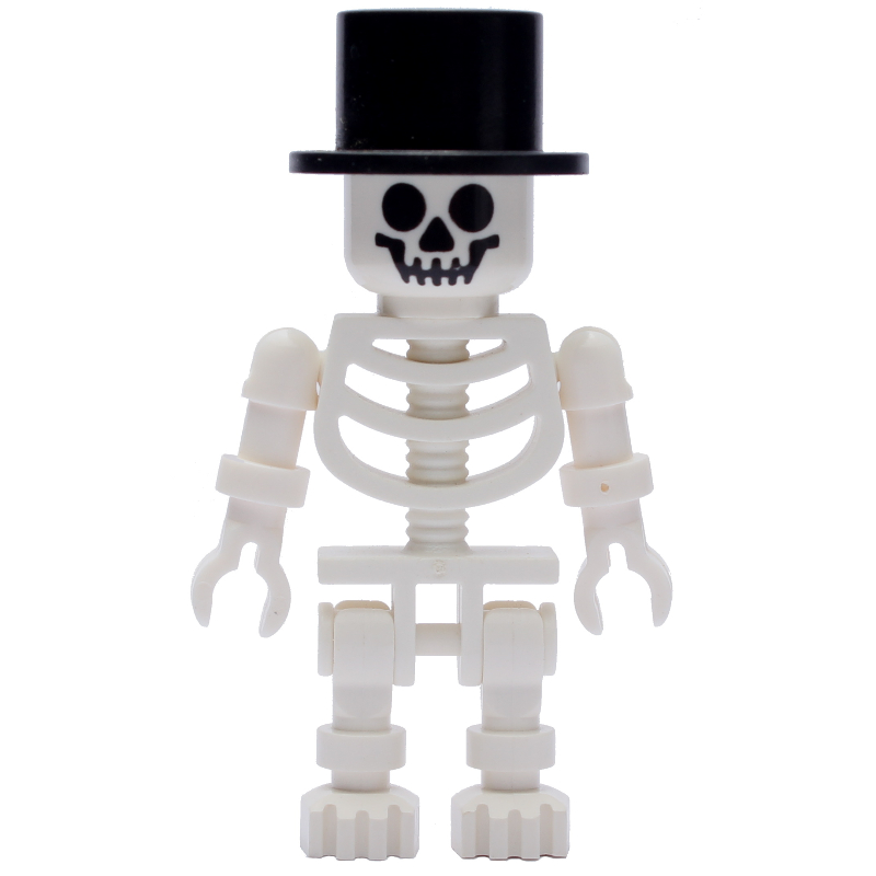 Squelette, visage standard, chapeau supérieur, bras à rotule (Skeleton, Standard Face, Top Hat, Ball Joint Arms)