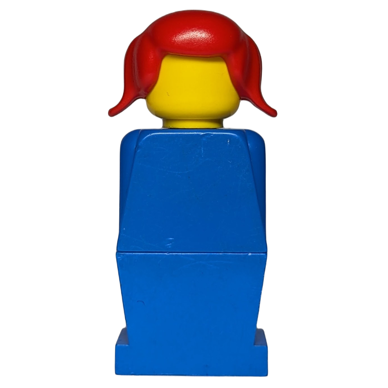 LEGOLAND femelle bleu, cheveux roux (LEGOLAND Female Blue, Red Hair)
