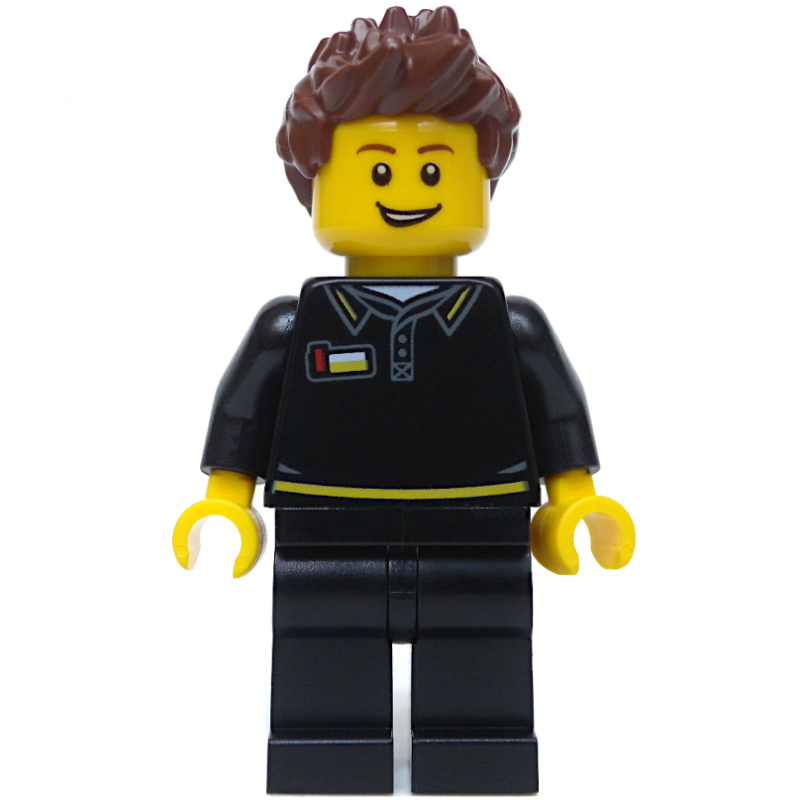 Employé du magasin LEGO, logo LEGO au dos (LEGO Store Employee, LEGO Logo on Back)