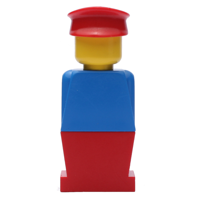 LEGOLAND bleu torse, jambes rouges, chapeau rouge (LEGOLAND Blue Torso, Red Legs, Red Hat)