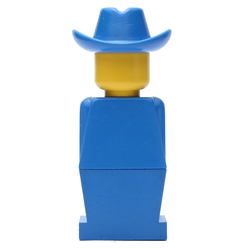 Torse bleu LEGOLAND, jambes bleues, chapeau de cowboy bleu (LEGOLAND Blue Torso, Blue Legs, Blue Cowboy Hat)