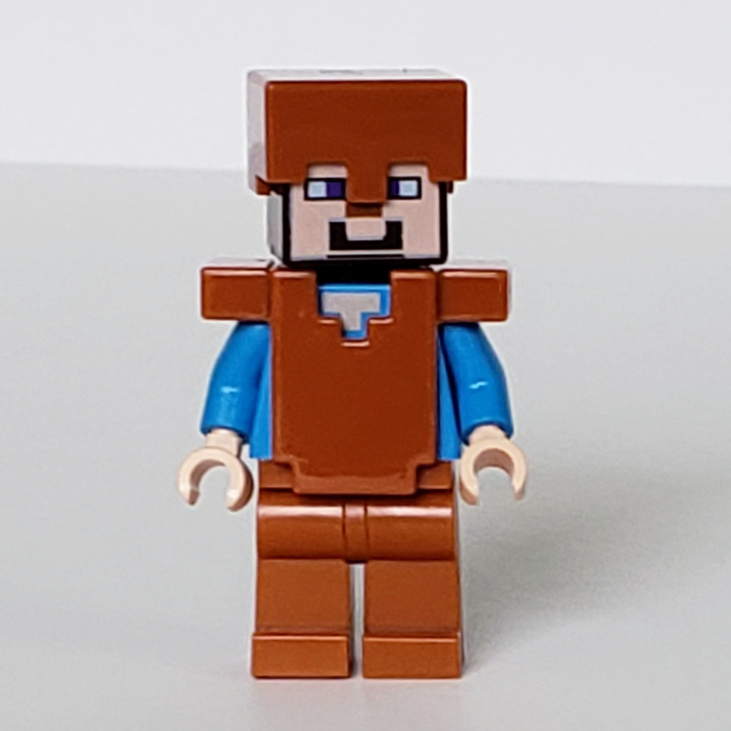 Steve en casque et armure orange foncé (Steve in Dark Orange Helmet and Armor)