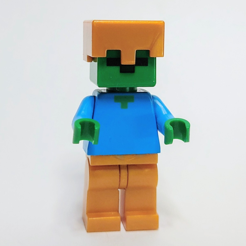 Zombie avec casque doré et jambes (Zombie with Gold Helmet and Legs)