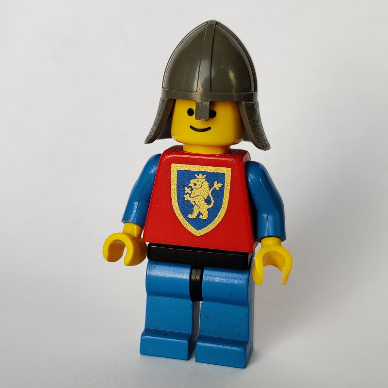 Chevalier (crosader lion) - jambes bleues, protège-cou (Knight (Crusader Lion) - Blue Legs, Neck Protector)