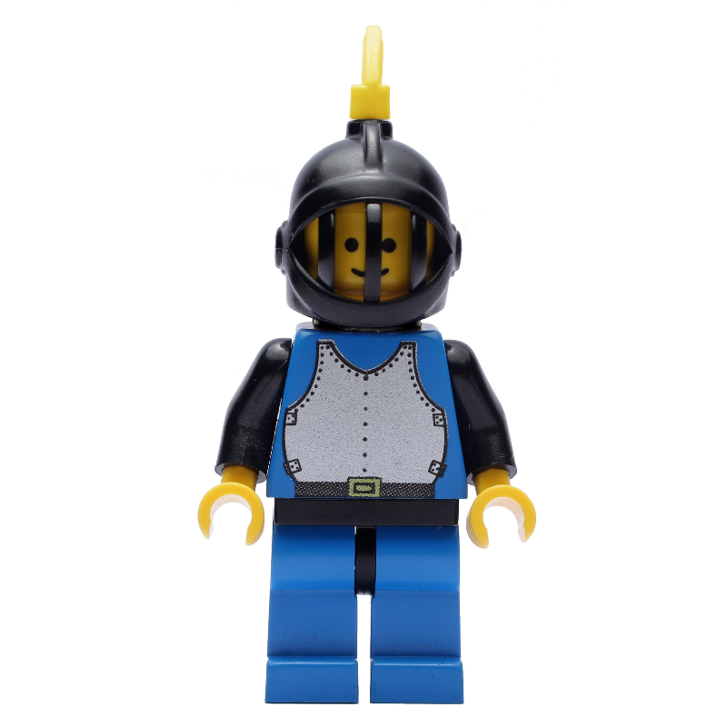 Chevalier (plaque de poitrine sur bleu) - jambes bleues, plume jaune, 3626a (Knight (Breastplate on Blue) - Blue Legs, Yellow Plume, 3626a)