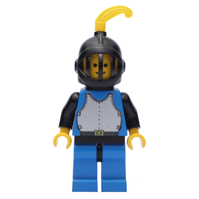 Chevalier (plaque de poitrine sur bleu) - jambes bleues, plume jaune, 3626b (Knight (Breastplate on Blue) - Blue Legs, Yellow Plume, 3626b)