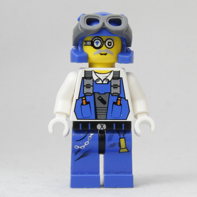 Cerveau, bleu, avec des lunettes (Brains, Blue, with Goggles)