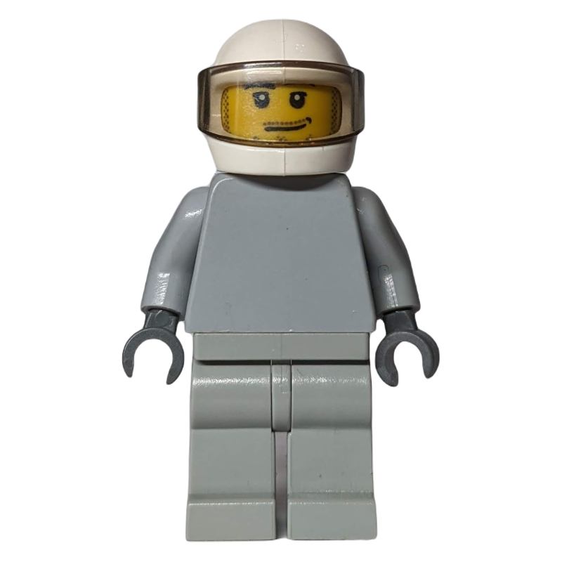 Star justice astronaute, barbe naissante, plaine lumière bleuâtre gris (Star Justice Astronaut, Beard Stubble, Plain Light Bluish Gray)