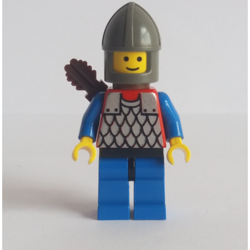 Archer (armure à écailles sur rouge) - bras bleus, jambes bleues (Archer (Scale Mail on Red) - Blue Arms, Blue Legs)