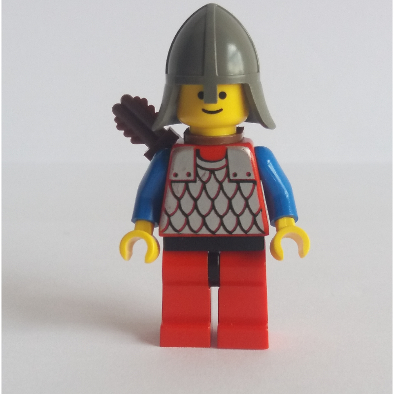 Archer (armure à écailles sur rouge) - bras bleus, jambes rouges (Archer (Scale Mail on Red) - Blue Arms, Red Legs)