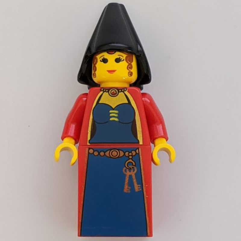 Jeune fille (chevaliers royaume i) - chapeau de cône noir (Maiden (Knights Kingdom I) - Black Cone Hat)