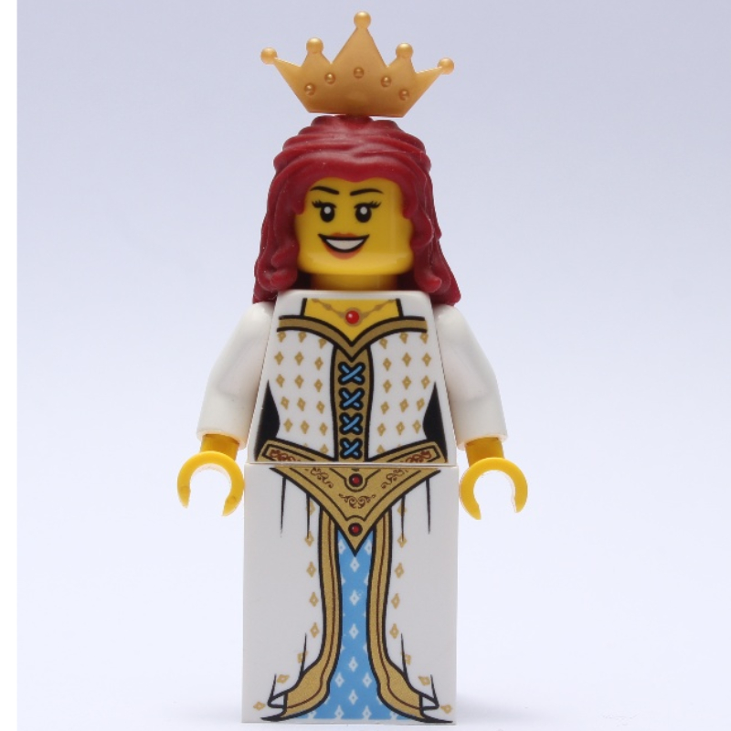 Jeune fille (lion bleu) - cheveux rouge foncé (Maiden (Blue Lion) - Dark Red Hair)