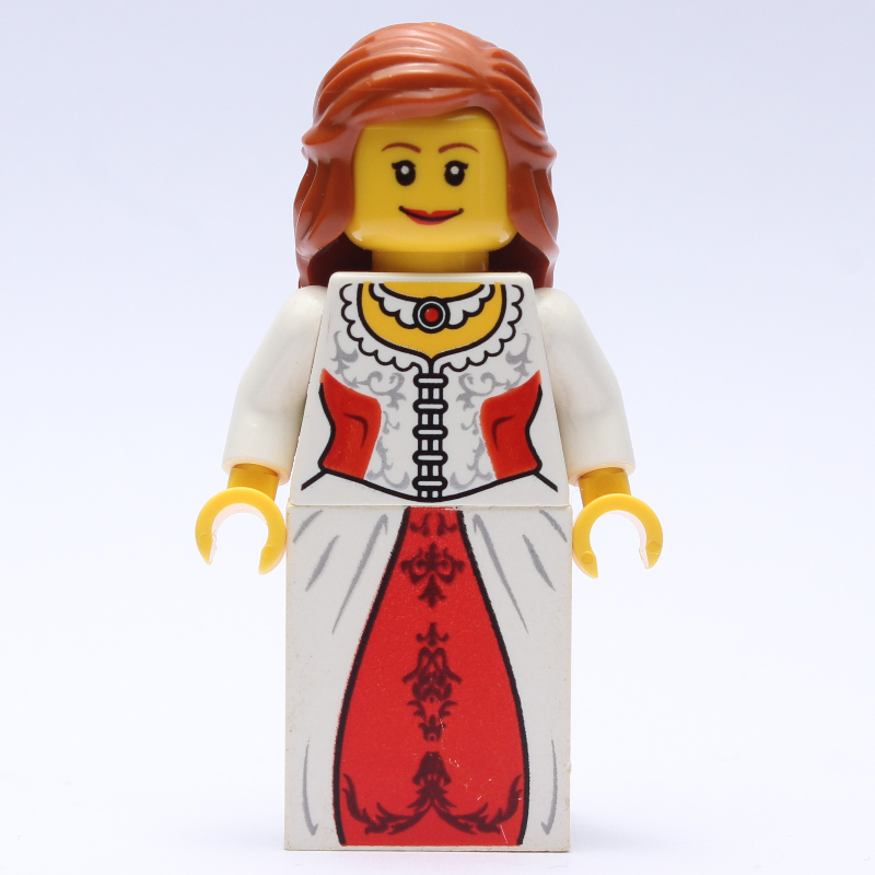 Jeune fille (royaumes) - cheveux orange foncé (Maiden (Kingdoms) - Dark Orange Hair)