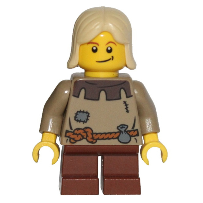 Paysan (époque fantastique) - cheveux beige (Peasant (Fantasy Era) - Tan Hair)