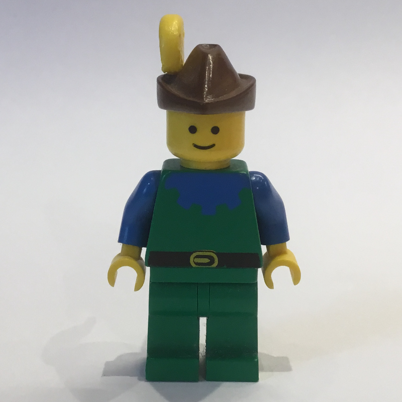 Homme des bois (Forestmen) - bleu, plume jaune (Forestman (Forestmen) - Blue, Yellow Plume)