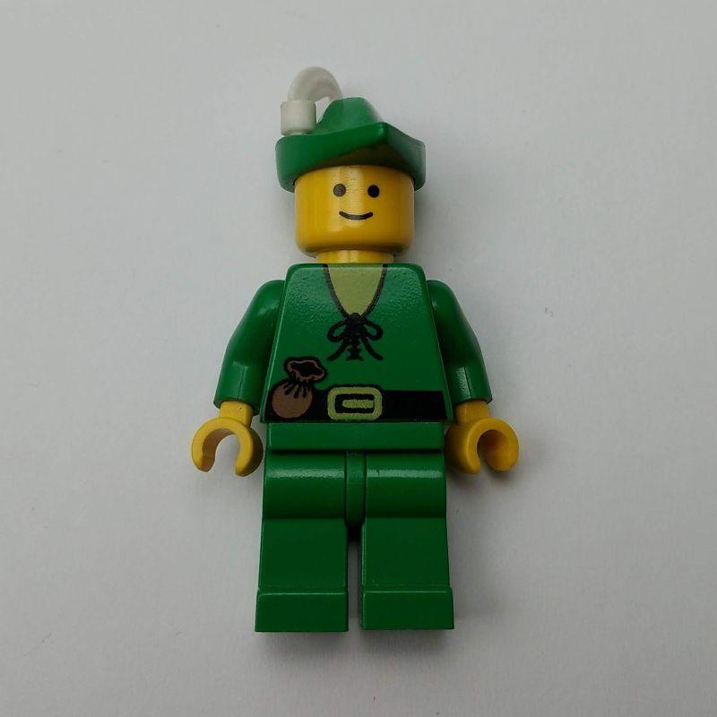 Homme des bois (Forestmen) - jaune, plume blanche (Forestman (Forestmen) - Yellow, White Plume)