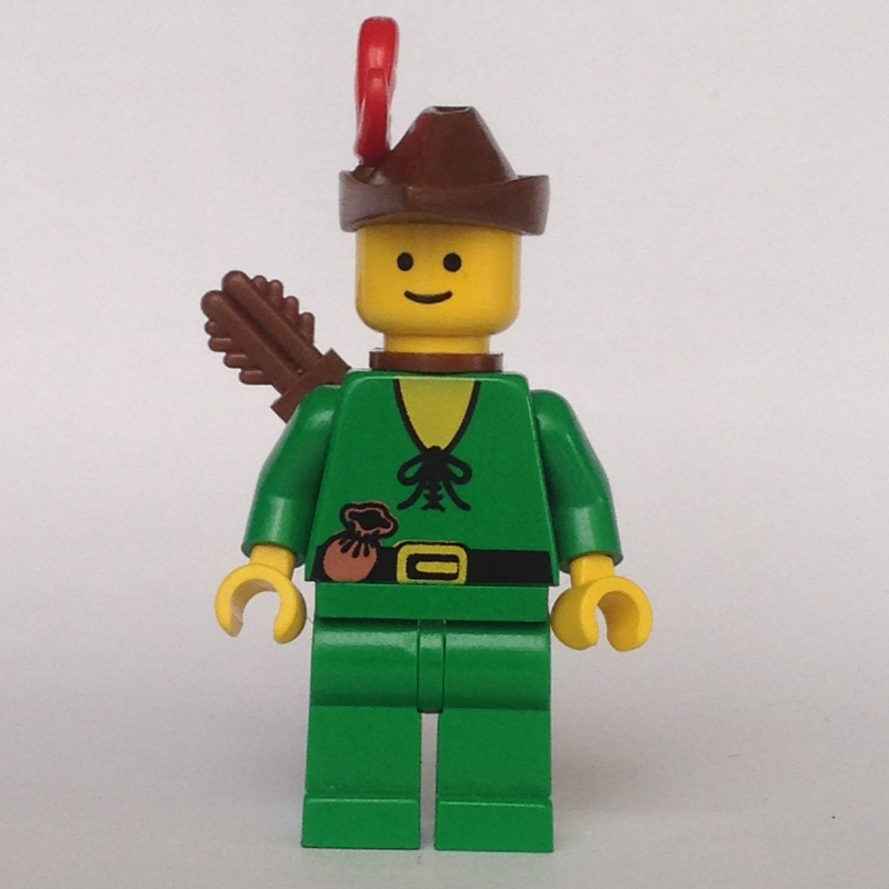 Homme des bois archer (Forestmen) - jaune, plume rouge (Forestman Archer (Forestmen) - Yellow, Red Plume)