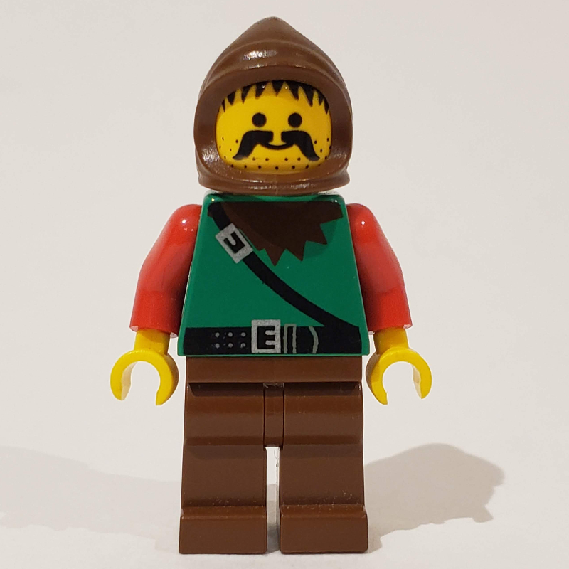 Homme des bois (forêt sombre) - jambes brunes, capuche brune (Forestman (Dark Forest) - Brown Legs, Brown Hood)