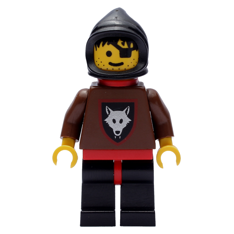 Fighter (Wolfpack) - capuche noire, cape en plastique rouge (Fighter (Wolfpack) - Black Hood, Red Plastic Cape)
