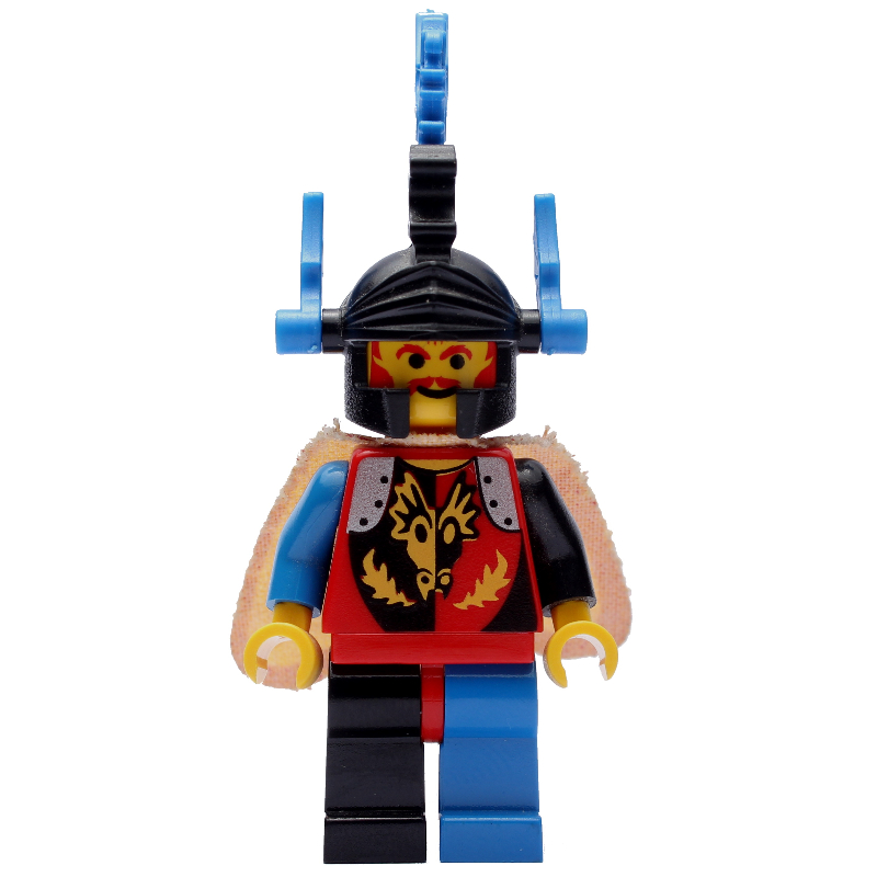 Maître dragon (chevaliers dragon) - plumes bleues, cape (Dragon Master (Dragon Knights) - Blue Plumes, Cape)