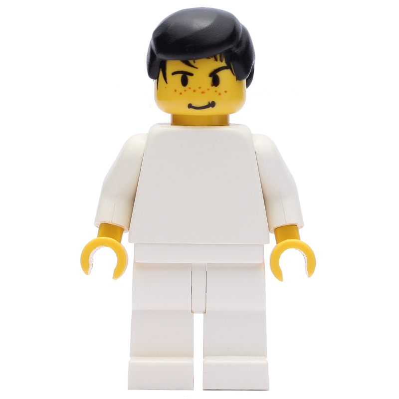 Joueur de football torse blanc, jambes blanches 1 (Soccer Player White Torso, White Legs 1)