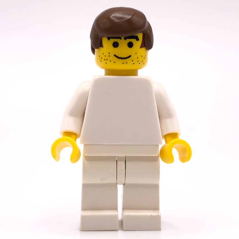 Joueur de football torse blanc, jambes blanches 2 (Soccer Player White Torso, White Legs 2)