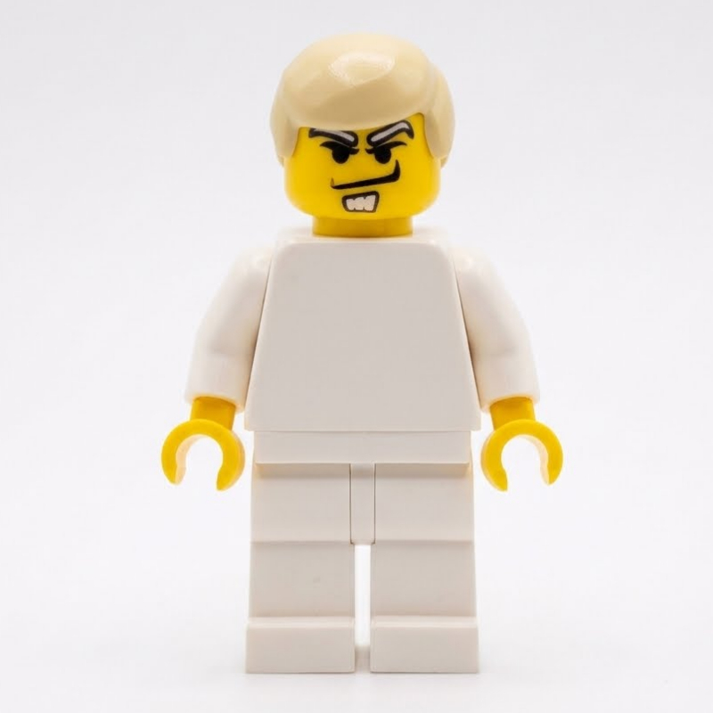 Joueur de football torse blanc, jambes blanches 3 (Soccer Player White Torso, White Legs 3)