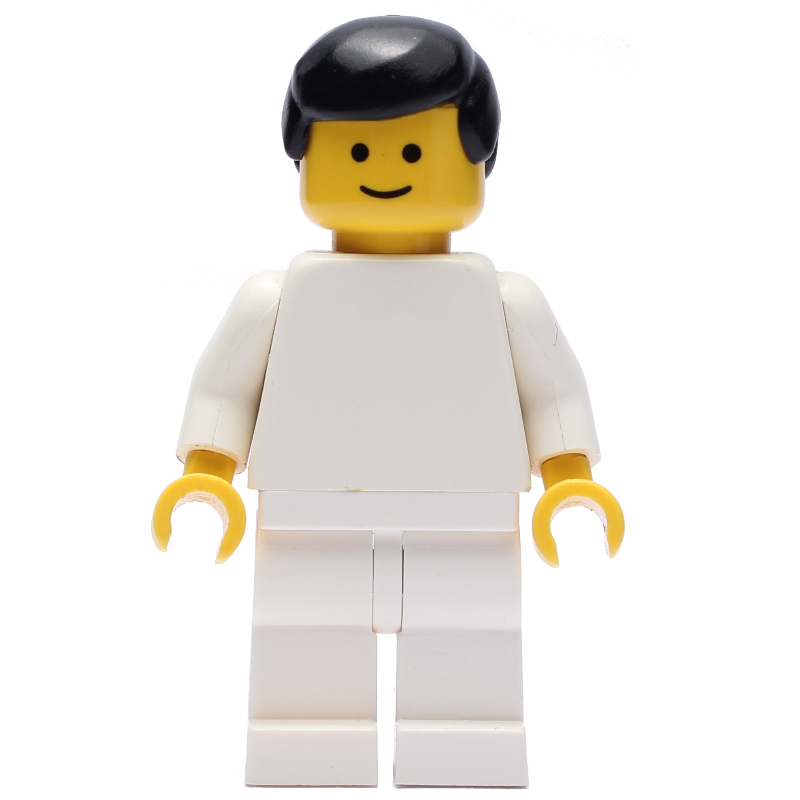 Joueur de football torse blanc, jambes blanches 4 (Soccer Player White Torso, White Legs 4)