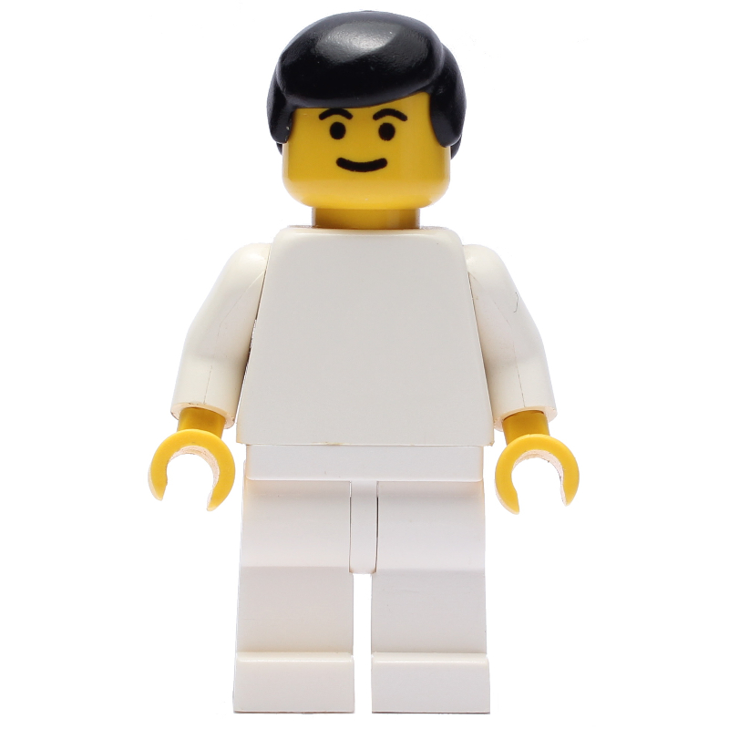Joueur de football torse blanc, jambes blanches (Soccer Player White Torso, White Legs)