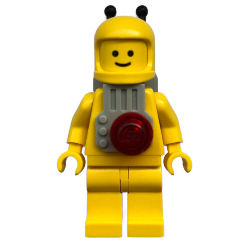 Homme de l'espace classique, jaune avec jetpack (Classic Spaceman, Yellow with Jetpack)