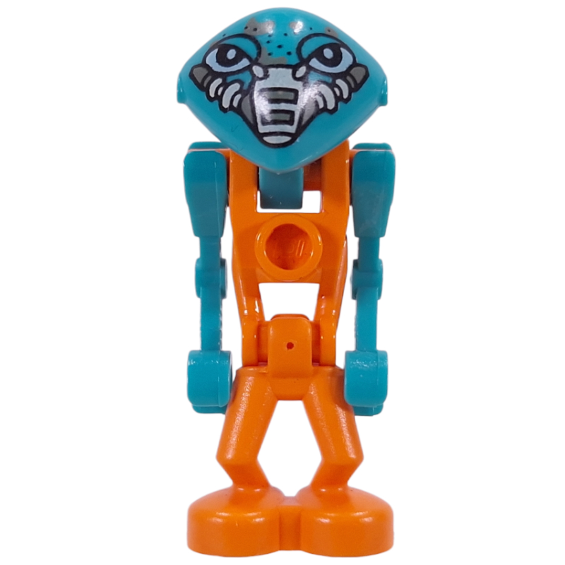 Martian, orange avec masque facial (Martian, Orange with Face Mask)