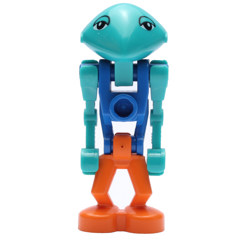 Martien, bleu et orange (Martian, Blue and Orange)