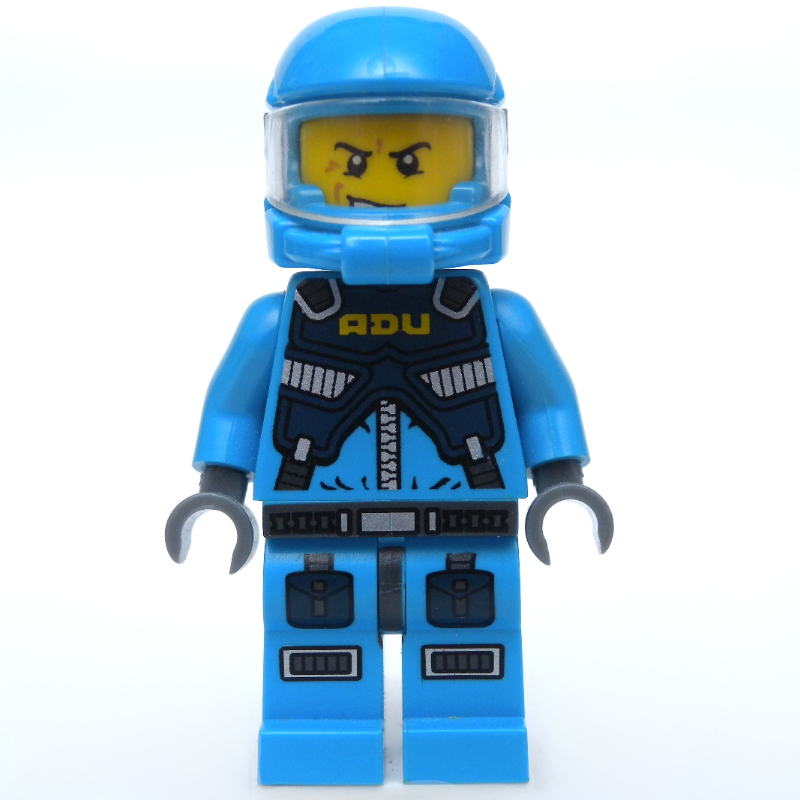 Adu soldat, snarl / surpris, hanches azur foncé (ADU Soldier, Snarl / Surprised, Dark Azure Hips)