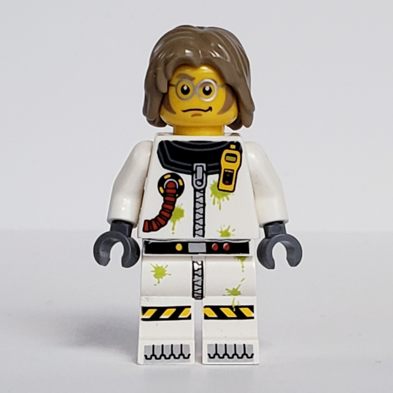 Scientifique en costume hazmat avec des cheveux (Scientist in Hazmat Suit with Hair)