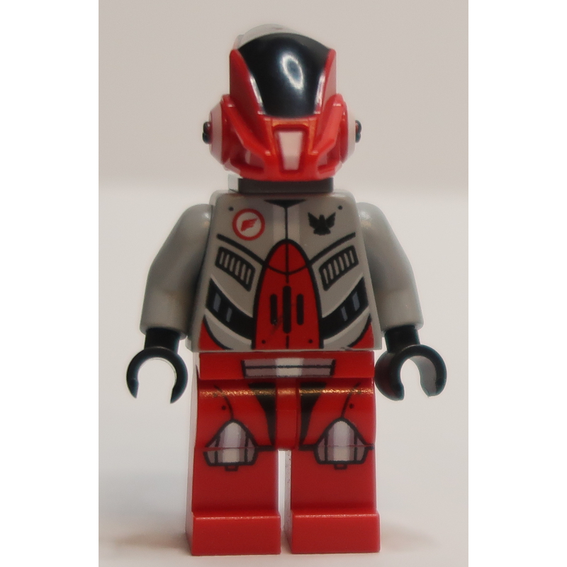 Robot, rouge avec support de cou (Robot, Red with Neck Bracket)