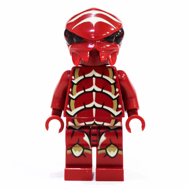 Alien buggoid, rouge foncé (Alien Buggoid, Dark Red)