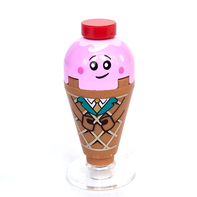 Cornet de crème glacée, bras avec motif imprimé (Ice Cream Cone, Printed Arms)